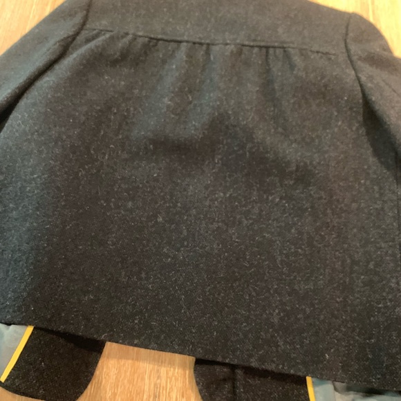 J. Crew Black Gray Wool Jacket - Picture 7 of 7